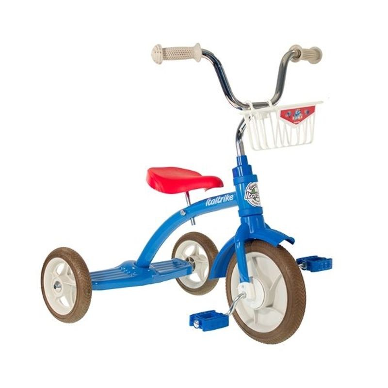 Italtrike Super Lucy Tricycle for Kids with Basket and Durable Wheels